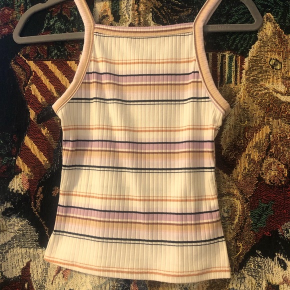 Mudd stripe halter tank - Picture 2 of 4